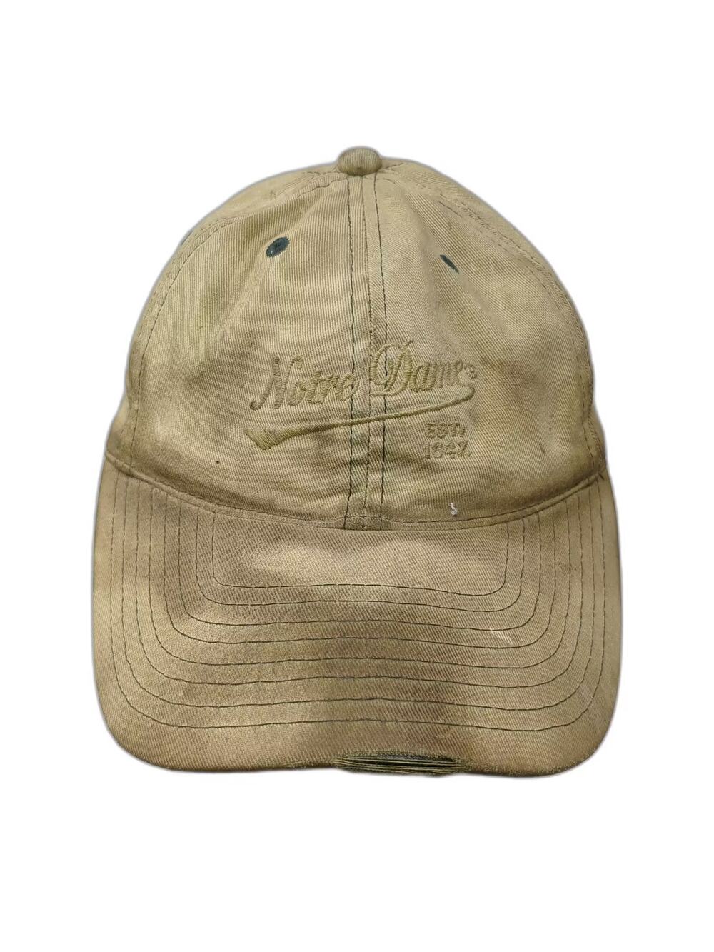 Legacy Athletic Notre Dame Fighting Irish NCAA Cap Brown Size S Distressed